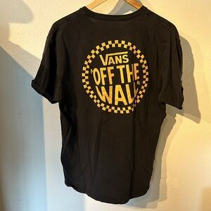 Vans off the wall black tee